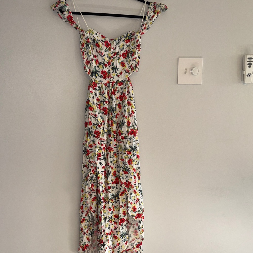 Lush Multicolor Floral Maxi Dress